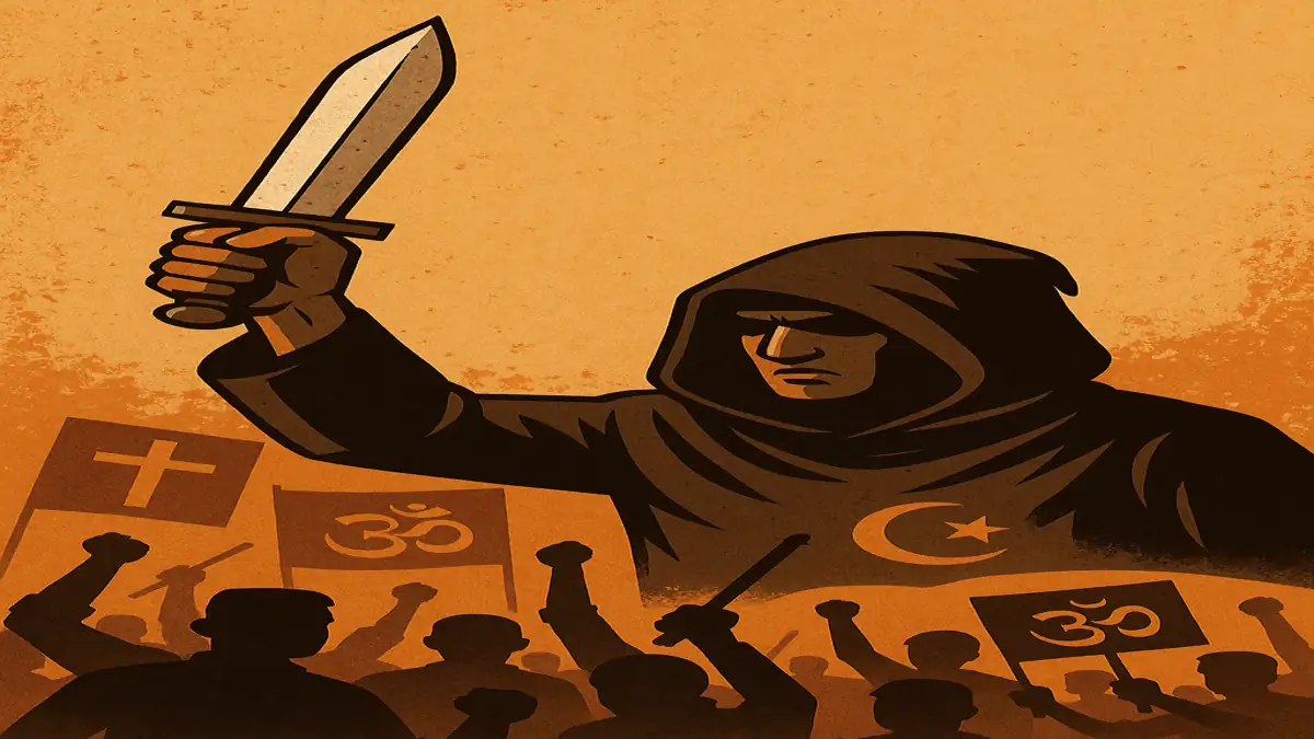 धर्म के नाम पर कट्टरता और भीड़ की मानसिकता का प्रतीक