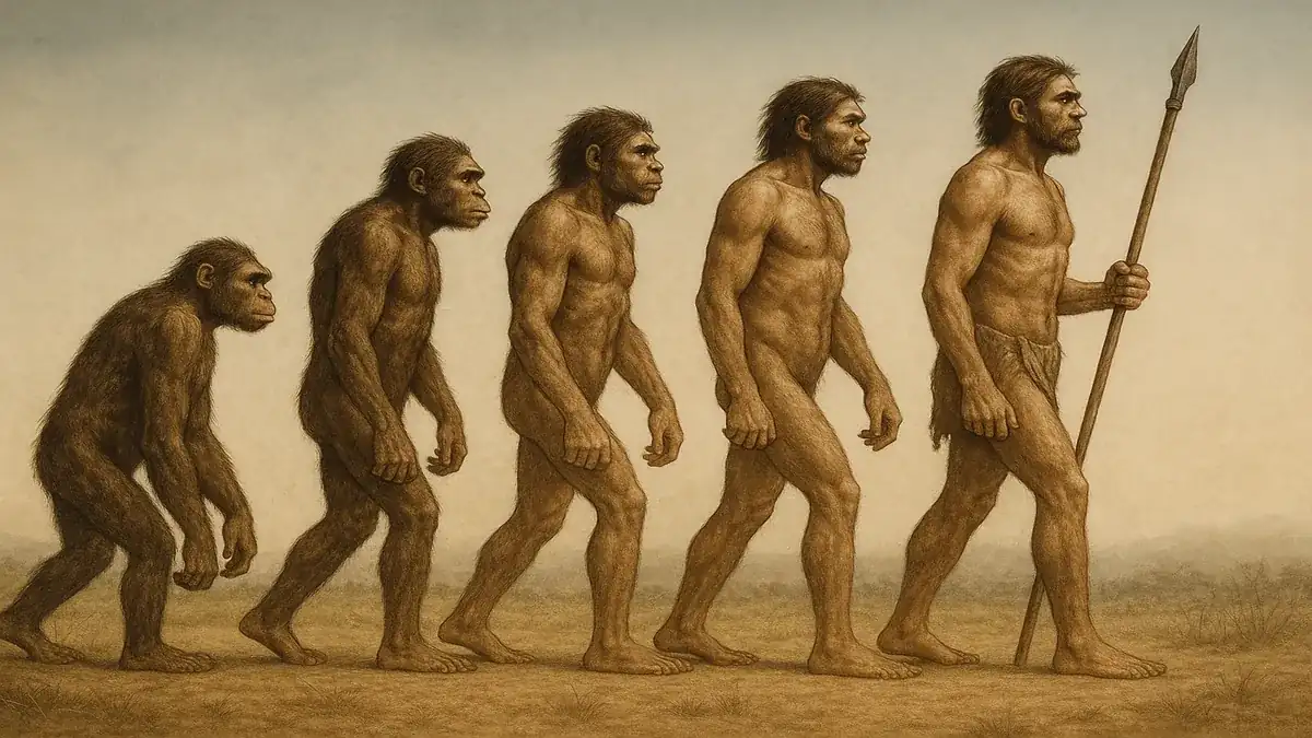 इवोल्यूशन के दौरान आदिम मानव का हथियार के साथ पहला कदम, शिकार और आत्मरक्षा की शुरुआत
