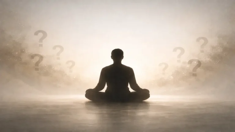 आत्म-तृप्ति का प्रतीक, जहाँ प्रश्न शांत हो जाते हैं और खोज समाप्त होती है